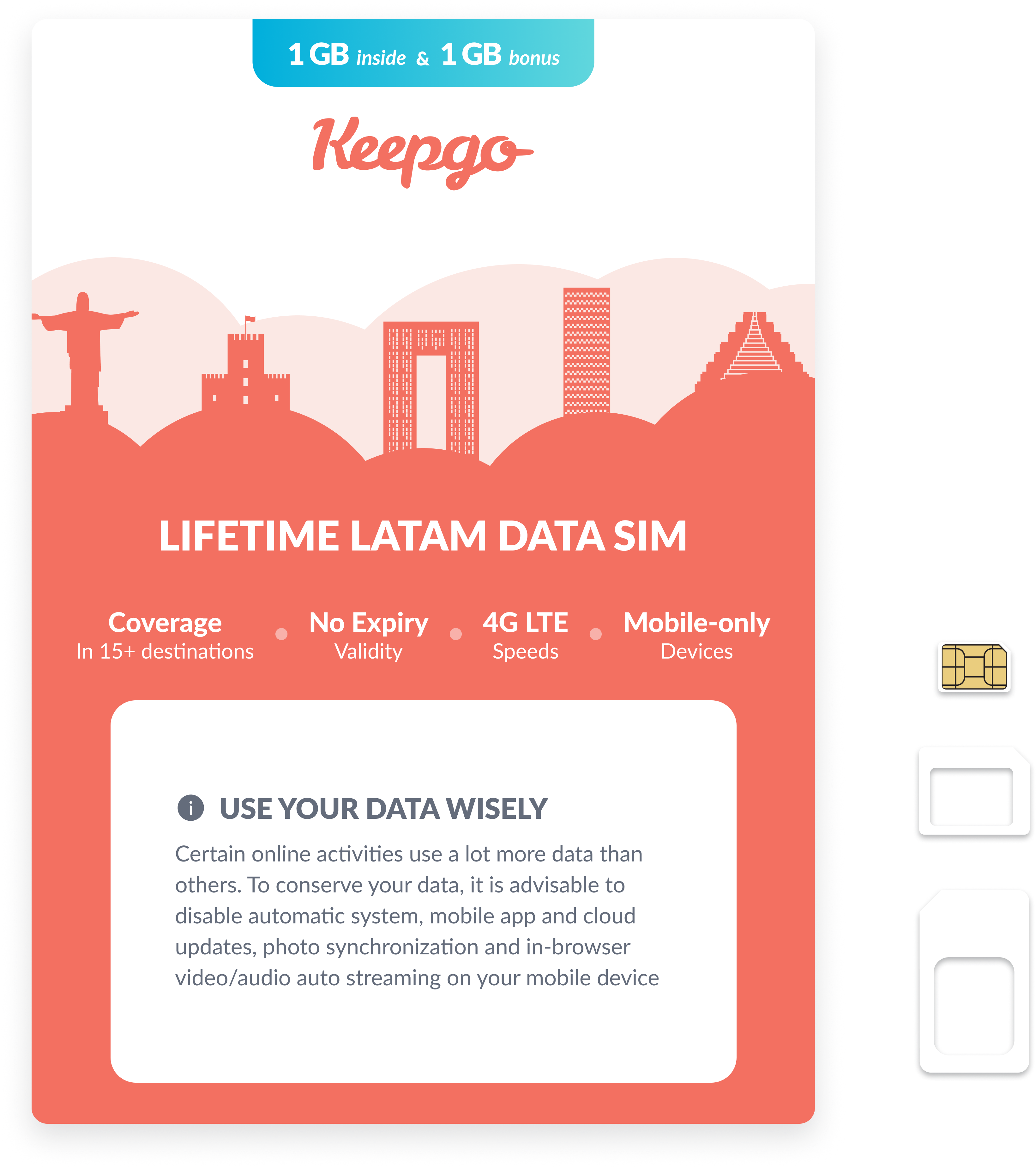 Lifetime LATAM SIM Card